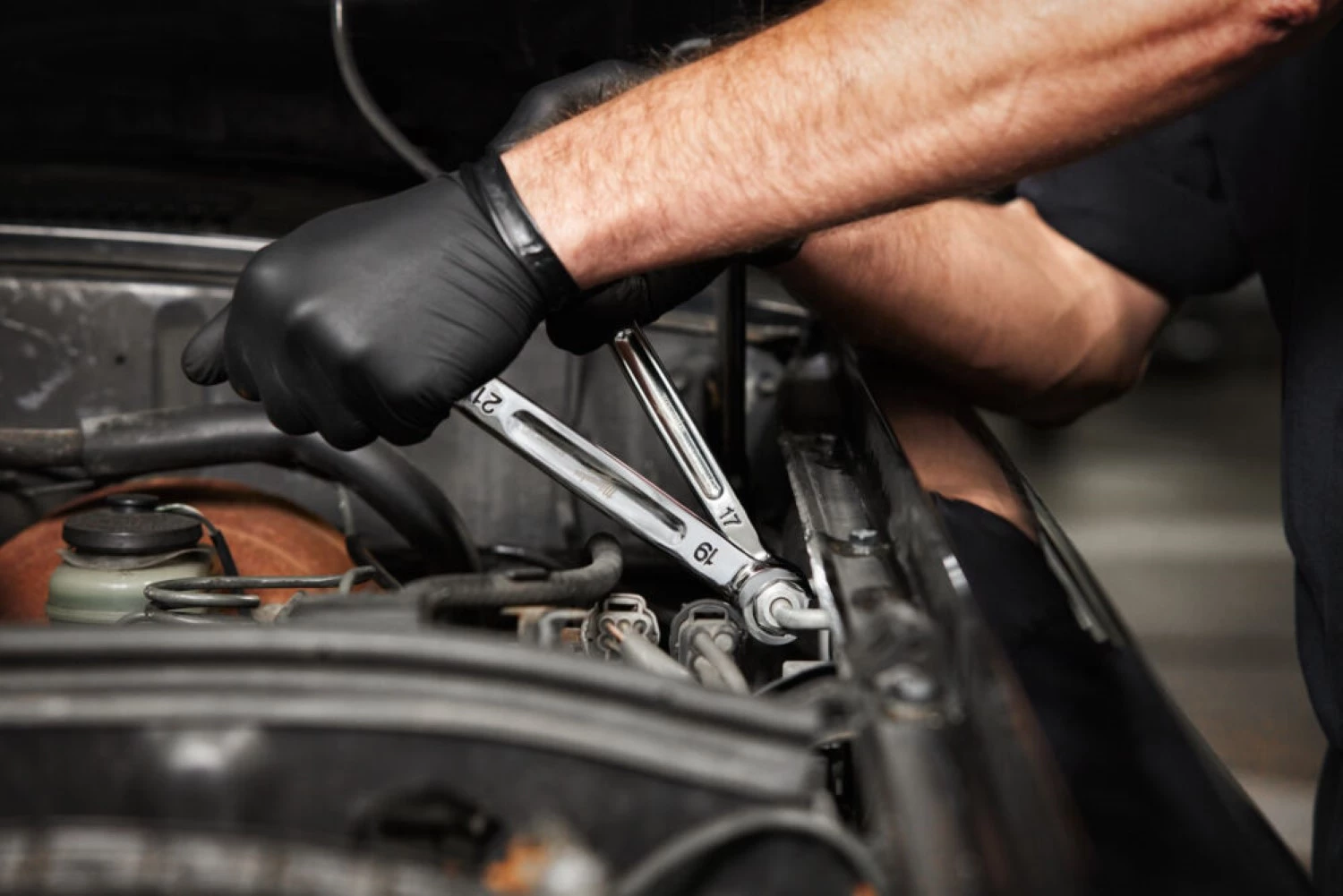 Milwaukee 4932480636 Jeu de clés à anneaux 6 pièces ouvertes - 8-19mm-image