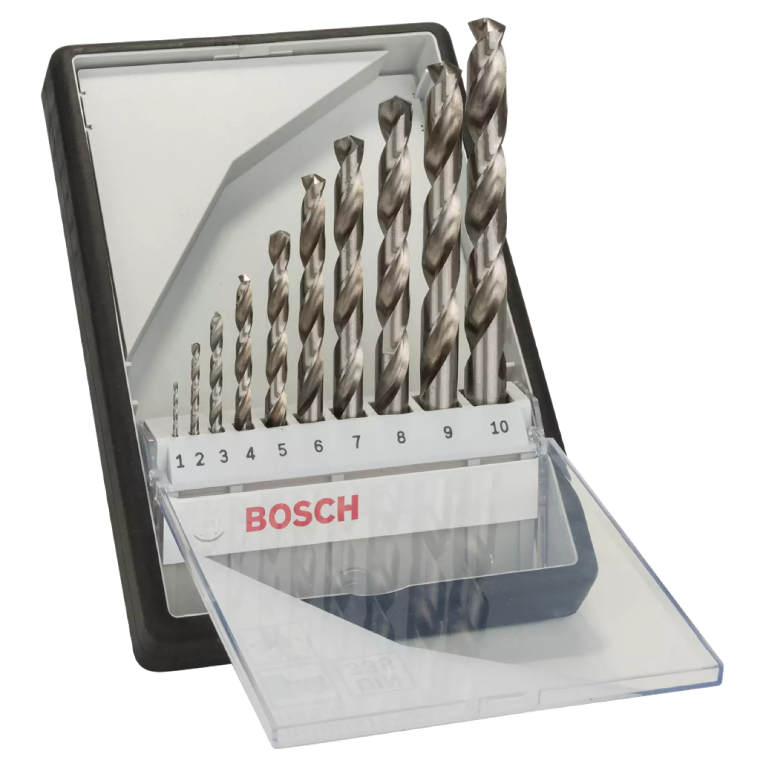 Bosch 2607010535 - Set 10 pièces foret à métaux Robust Line HSS-G 135° 1; 2; 3; 4; 5; 6; 7; 8; 9; 10 mm-image