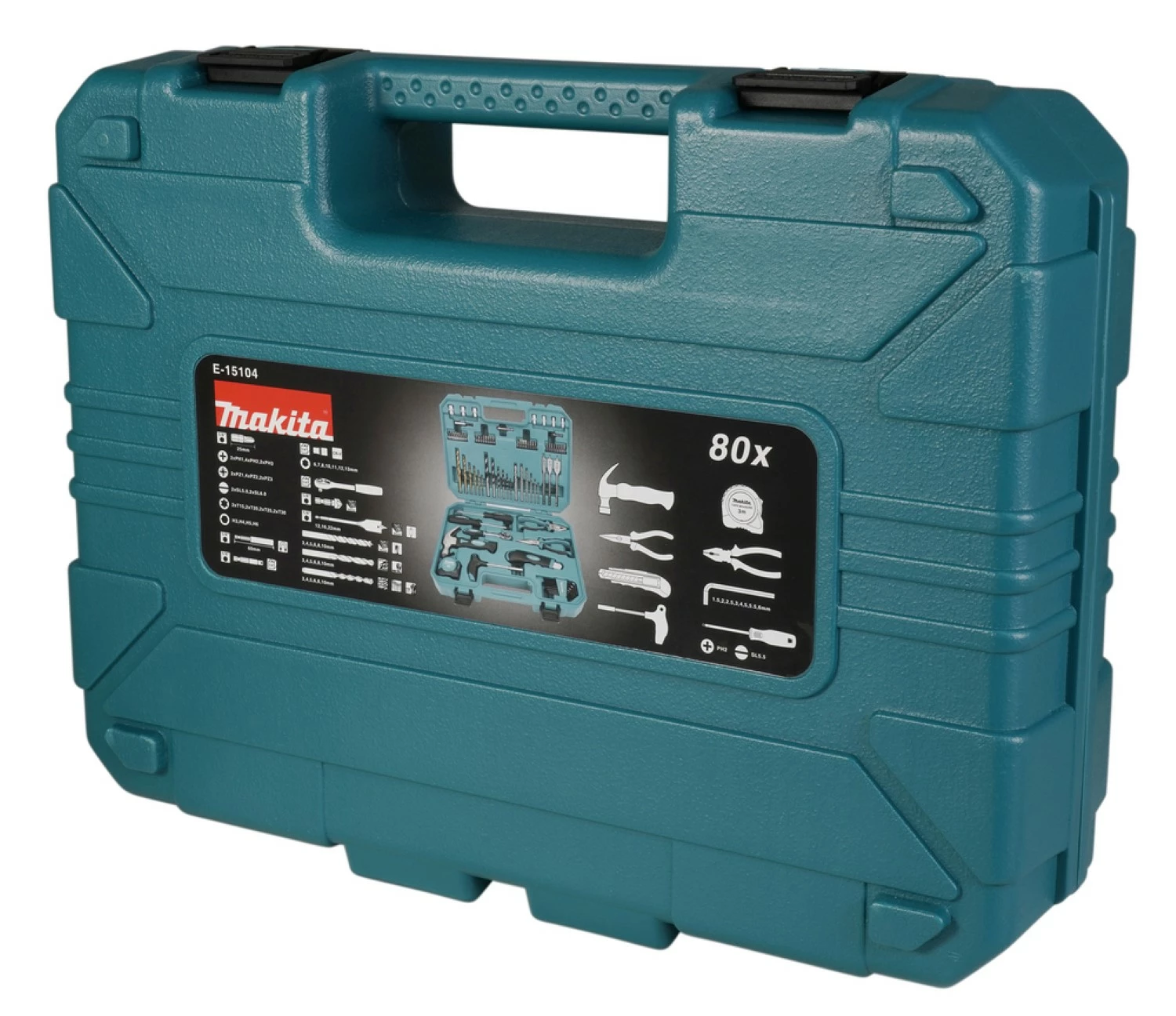 Makita E-15104 Kit d'outils - 80 pièces-image