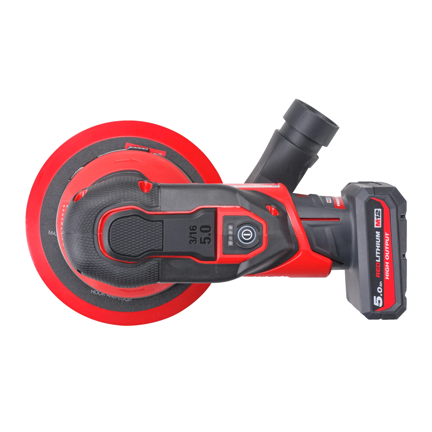 Milwaukee M12 FROS5-502X Batterie Li-ion 12 V Ensemble de ponceuses excentriques (2 batteries 5,0 Ah) dans une boîte HD - 150 mm-image