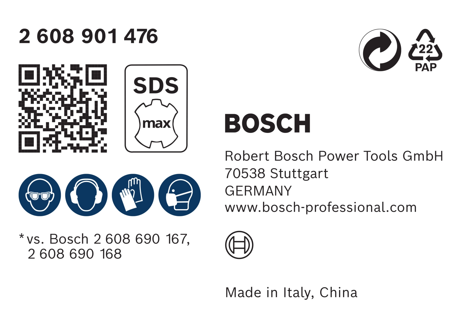 Bosch 2608901476 Adaptateur  EXPERT SDS Clean SDS Max pour burin pointu - 400 mm-image