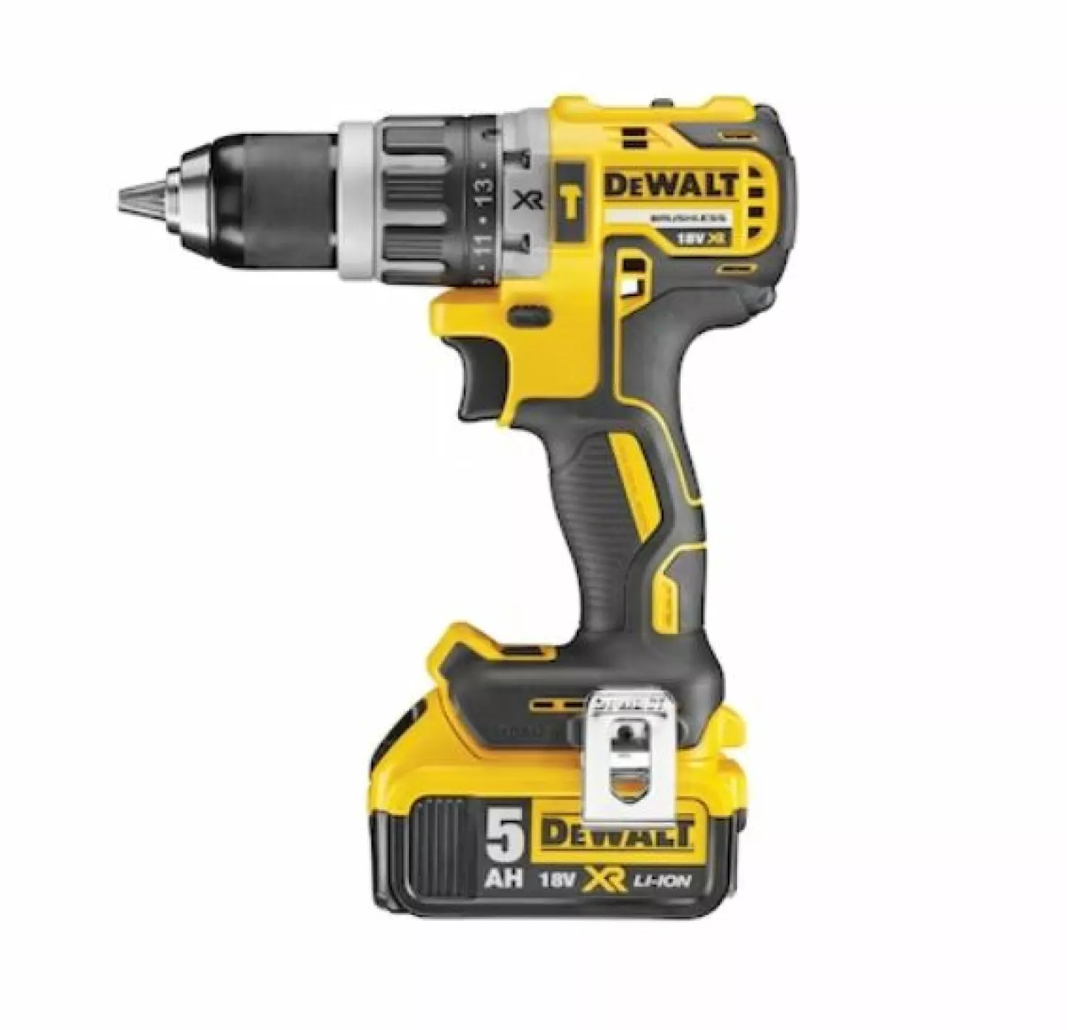 DeWALT DCD796P2 18V Li-ion XR accu klopboor-/schroefmachine set (2x 5.0Ah) in koffer - koolborstelloos-image
