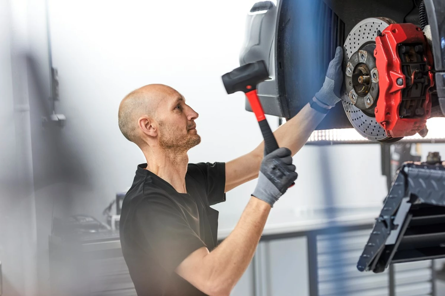 Hultafors Dead Blow DB 1200 marteau sans recul - manche en caoutchouc - 1160 grammes-image