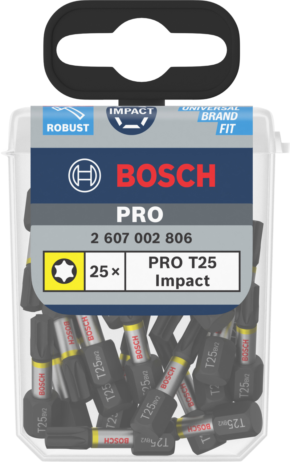 Bosch 2607002806 Impact 25-delige Bitset - 25mm - T25-image