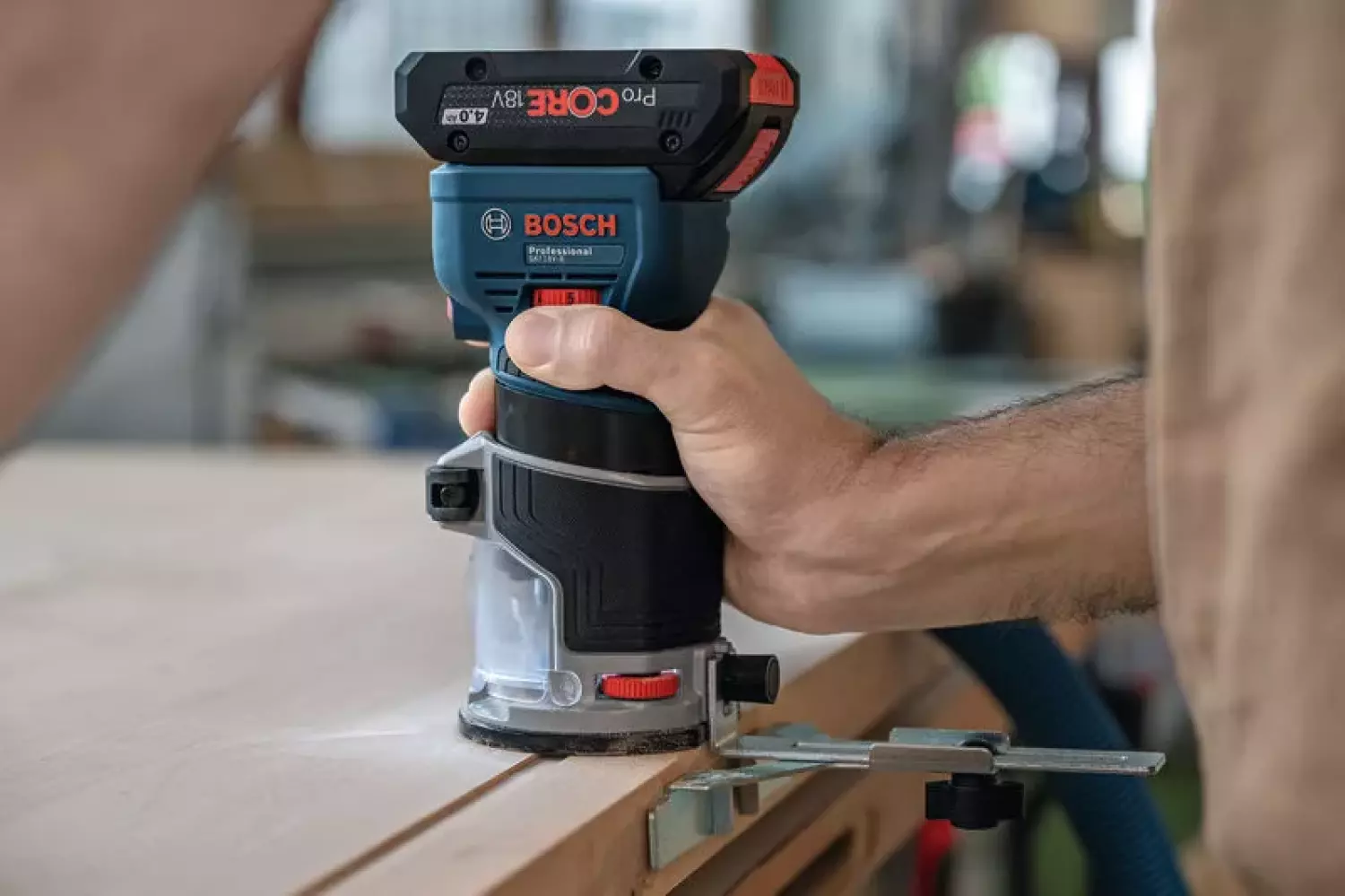 Bosch GKF 18V-8 18V batterie Défonceuse avec accessoires dans un coffret L-boxx - 8 mm-image