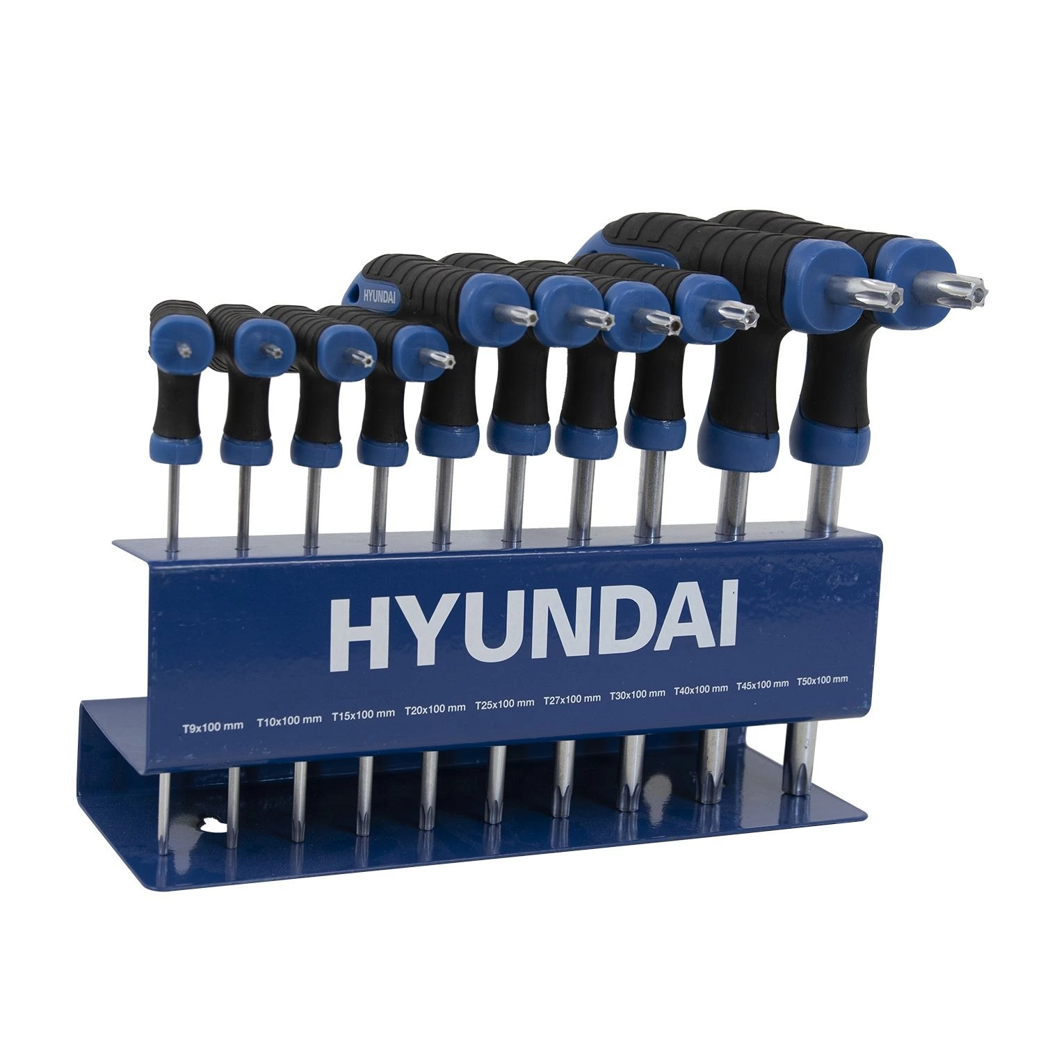 Hyundai 59527 Jeu de tournevis Torx à poignée en T - 10 pièces-image