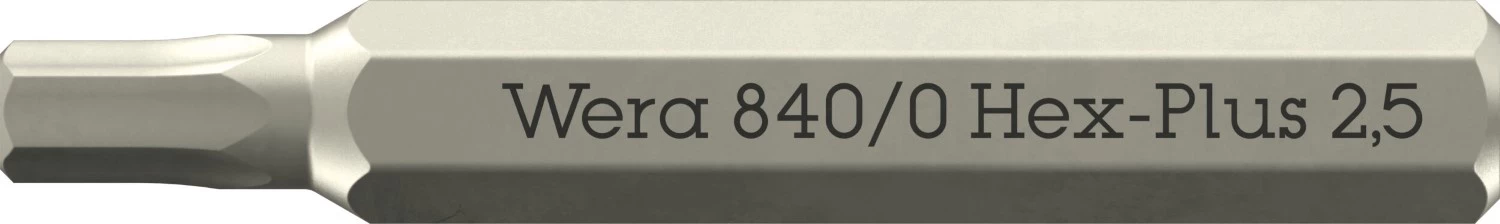 Wera 05058112001 840/0 Hex Plus Micro Bit - 2,5 x 30 mm-image