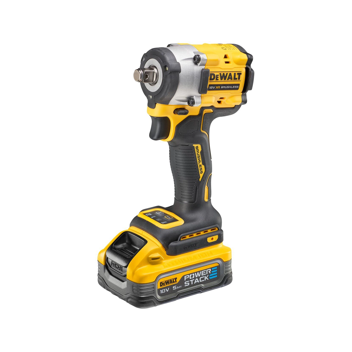 DeWALT DCF921H2T 18V Li-ion accu compact slagmoersleutel set (2x 5.0Ah accu) in TSTAK - 609Nm - 1/2''-image