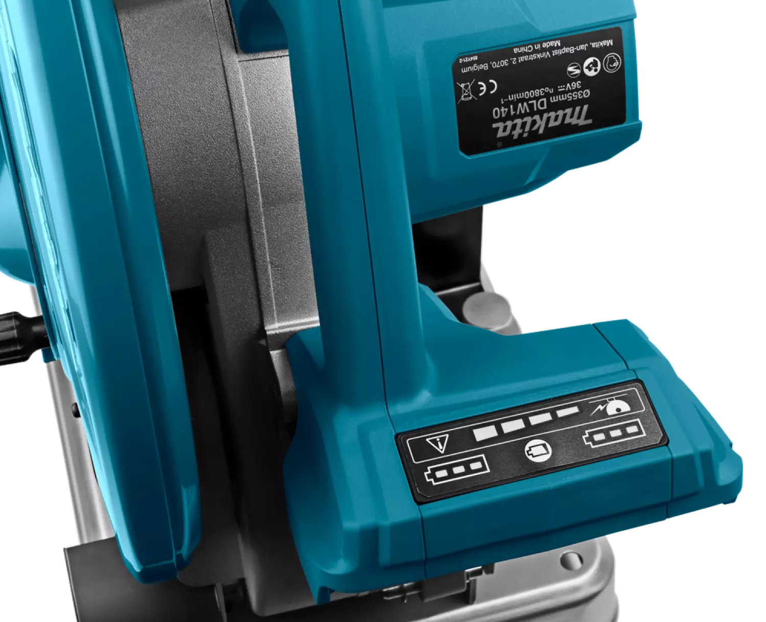 Makita DLW140Z Tronçonneuse à métaux sans-fil - 36V (2x 18V) Li-ion - 355 mm - Machine seule-image