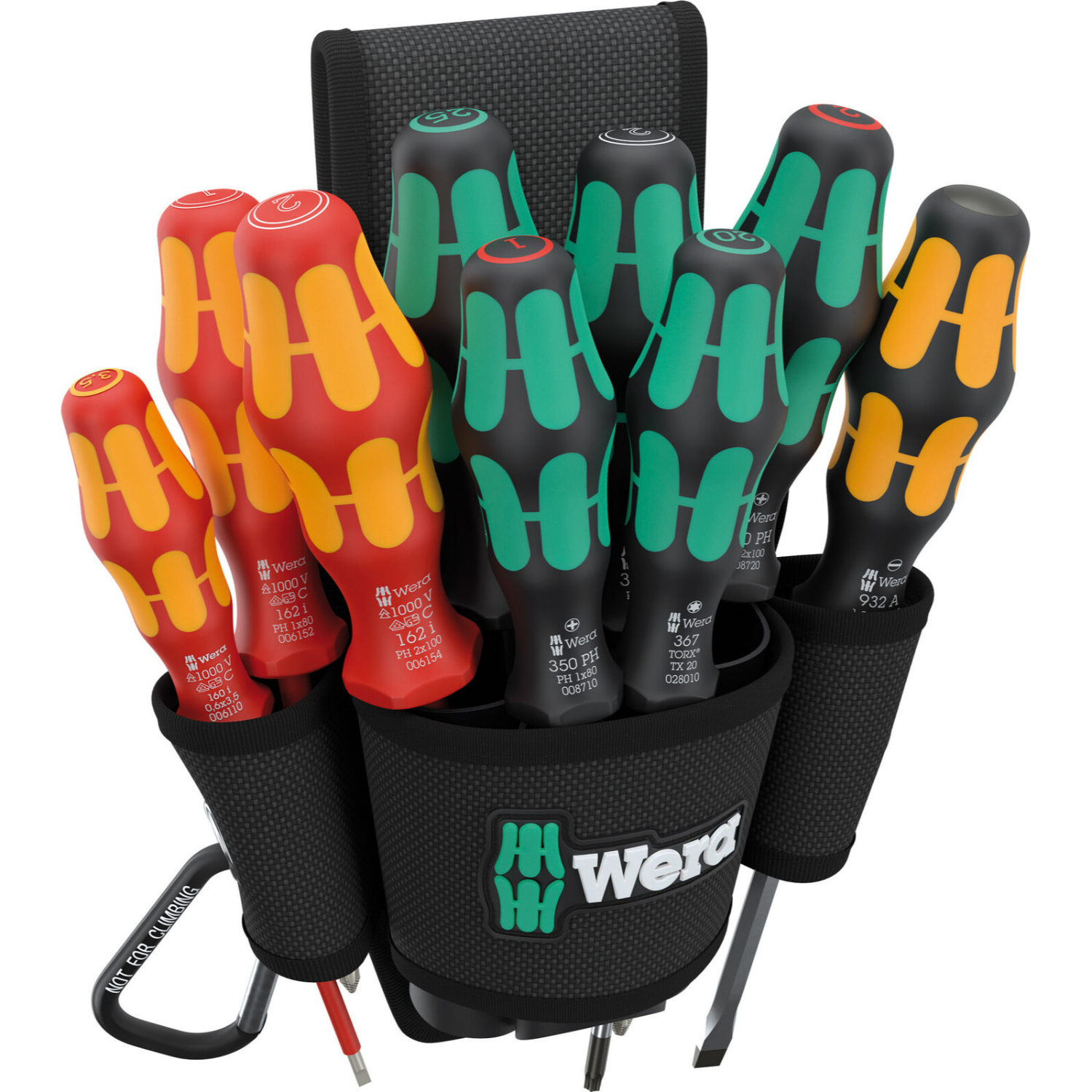 Wera 9620 1 Jeu de tournevis + étui - 10 pièces-image