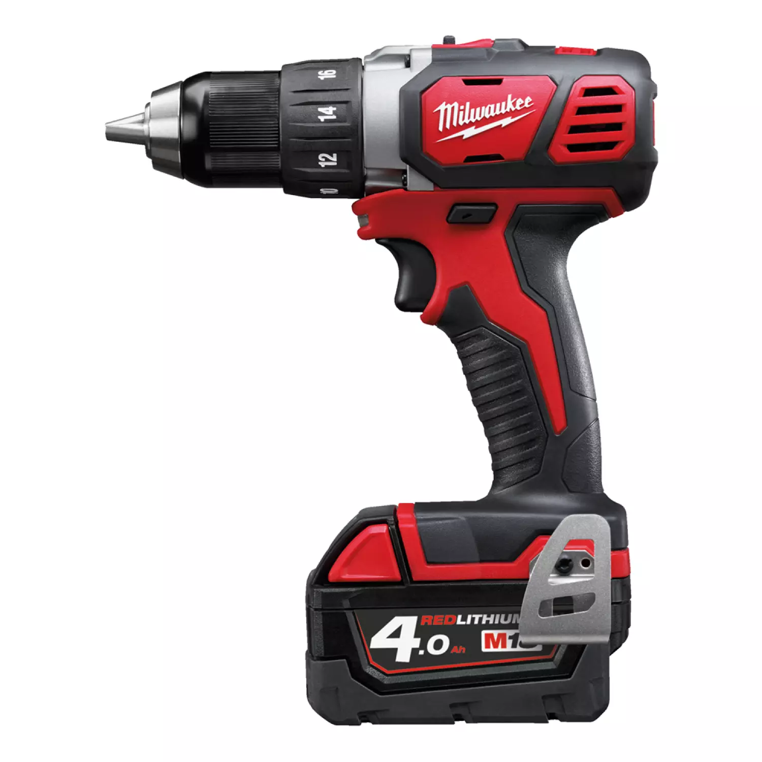 Milwaukee M18 BDD-403C 18V Li-Ion Accu Visseuse / perceuse à percussion compact set (3x 4,0Ah) en coffret-image