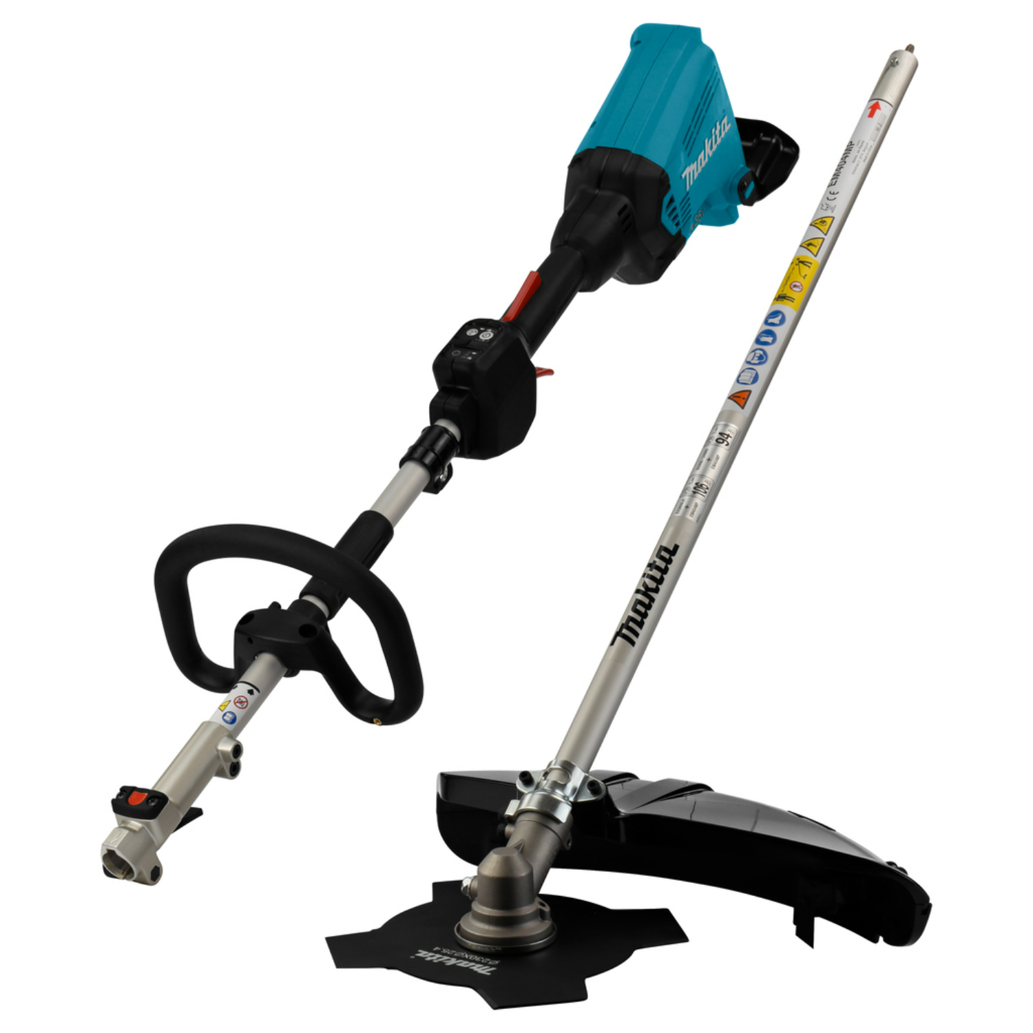 Makita DUX60ZM4 Outil de jardin multifonction à batteries 36V (2x 18V) Li-Ion (machine seule) avec outil débroussailleuse - moteur sans charbon-image