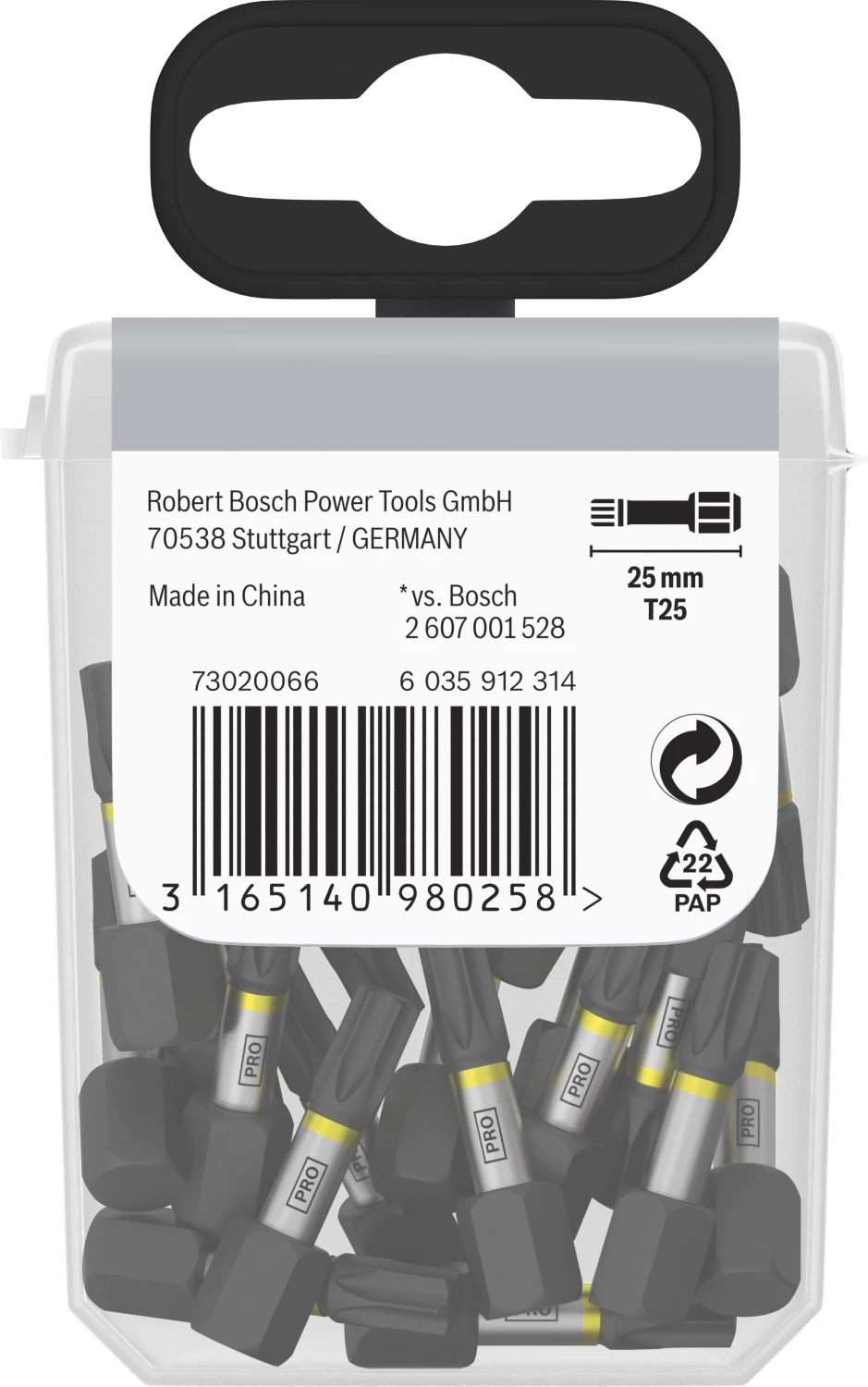 Bosch 2607002806 Impact 25-delige Bitset - 25mm - T25-image