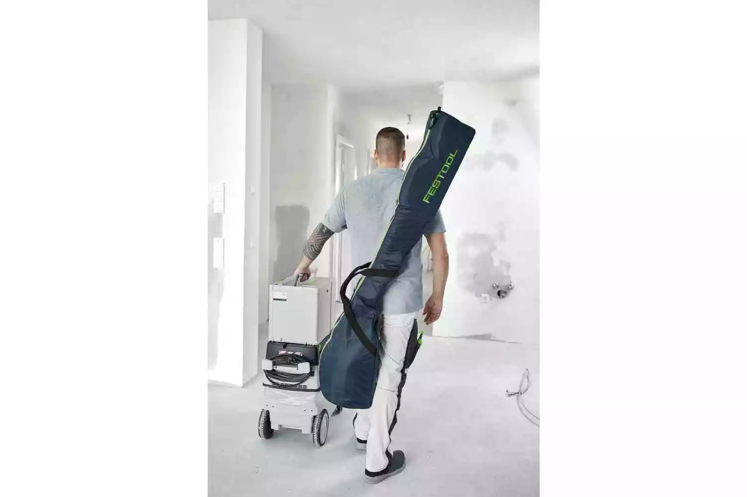 Festool LHS 2-M 225 EQ/CTL 36-Set PLANEX 400W Langnek schuurmachine en bouwstofzuiger set-image