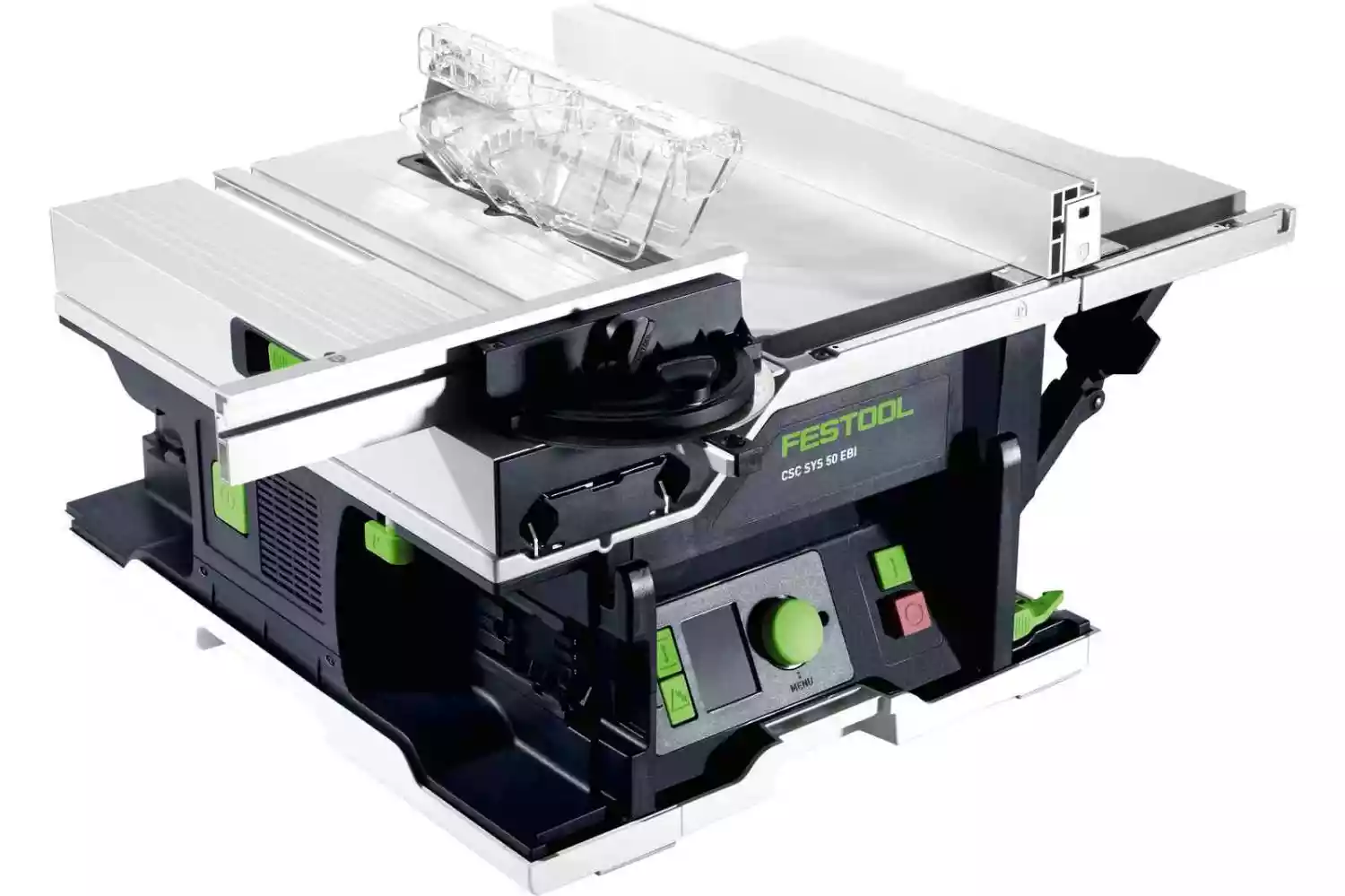 Festool CSC SYS 50 EBI-Basic 36V (2x18V) accu tafelcirkelzaag body incl. accessoires - 168mm-image