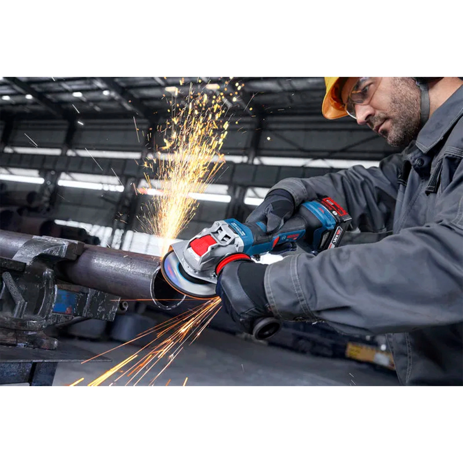 Bosch GWX18V-11PS Meuleuse d'angle sans fil dans L-Boxx - 125 mm-image