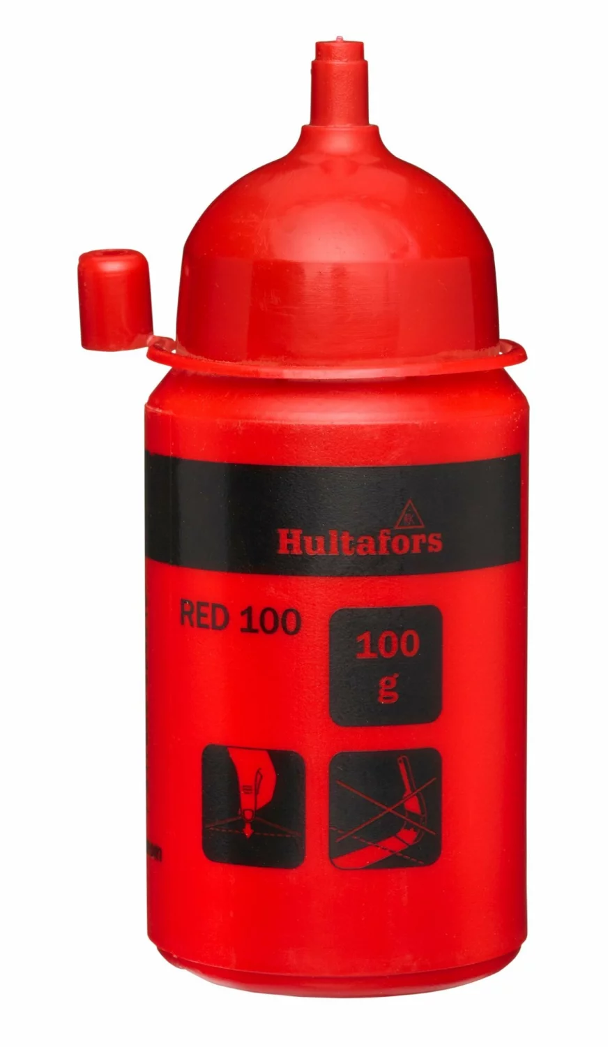 Hultafors 652423 Red 100 Slaglijnkrijt - Rood - 100gr-image