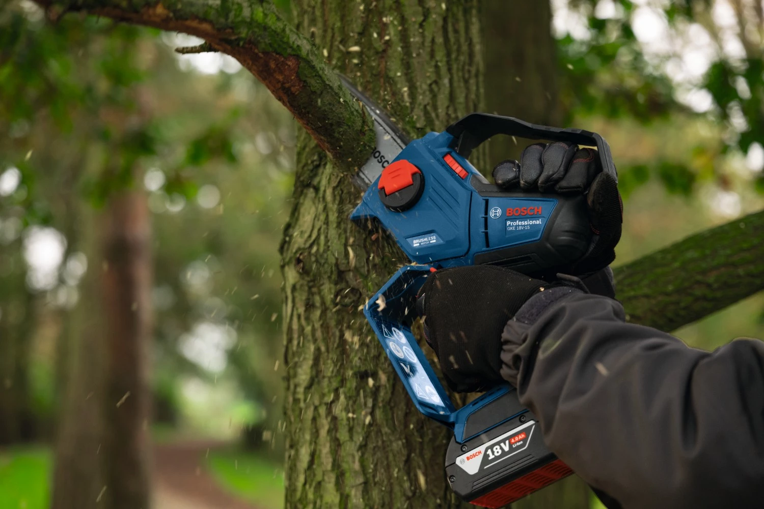 Bosch GKE 18V-15 18V accu Accu kettingzaag body-image