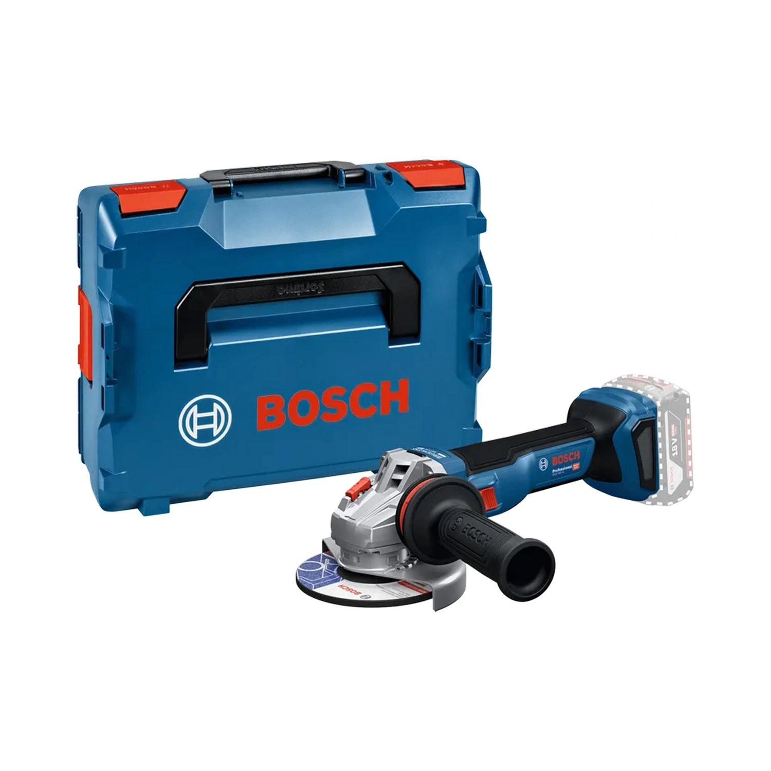 Bosch GWS 18V-11 18V accu haakse slijper body in L-boxx
