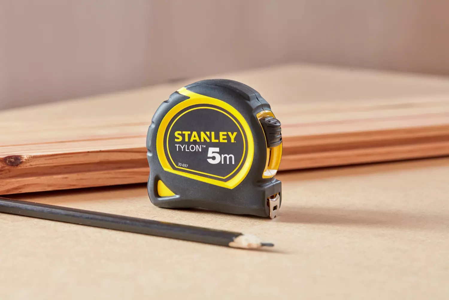 Stanley 1-30-697 Tylon Rolmaat - 5m x 19mm-image