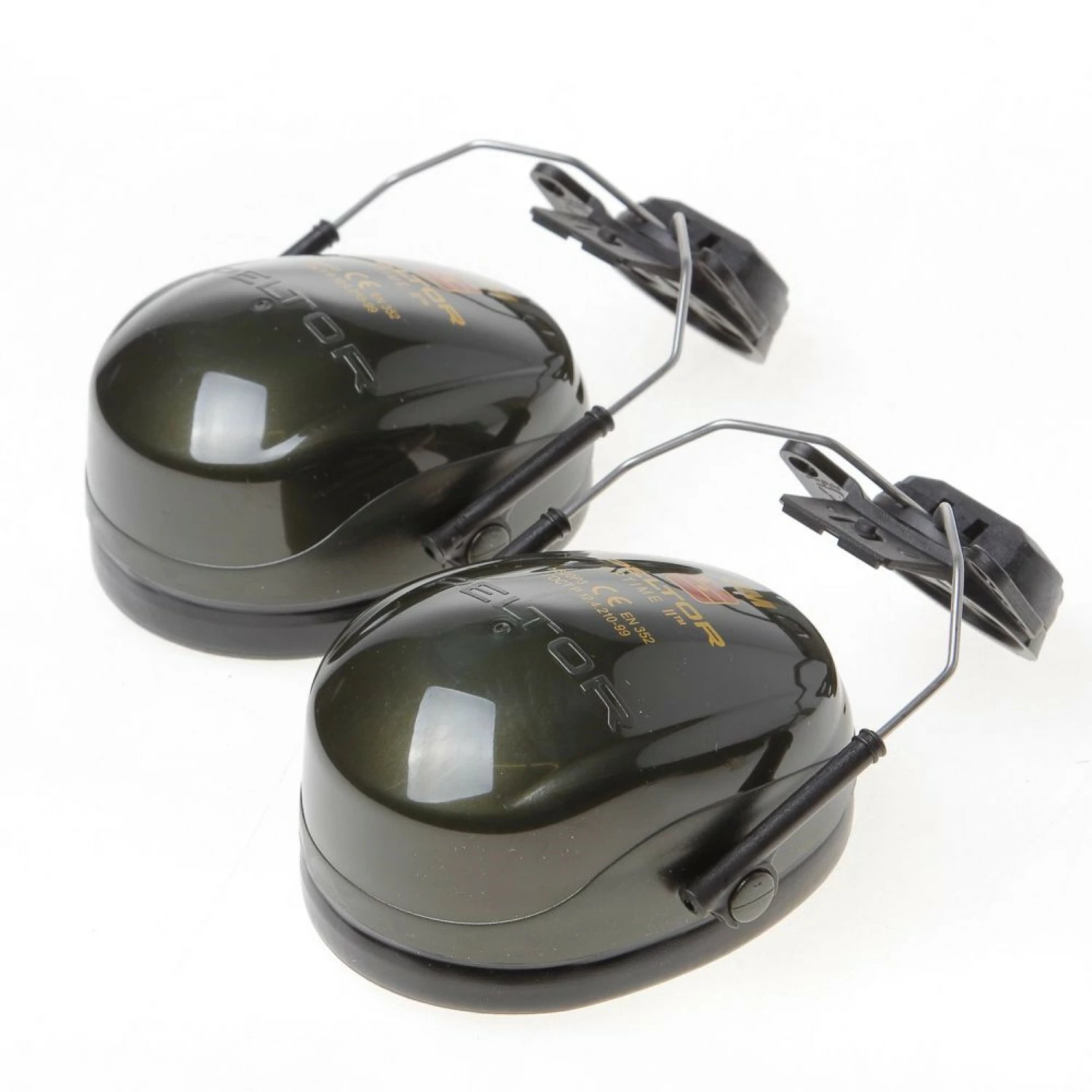 3M Coquilles antibruit  PELTOR™ Optime™ II - 30 dB - vert - montées sur casque - H520P3E-410-GQ-image