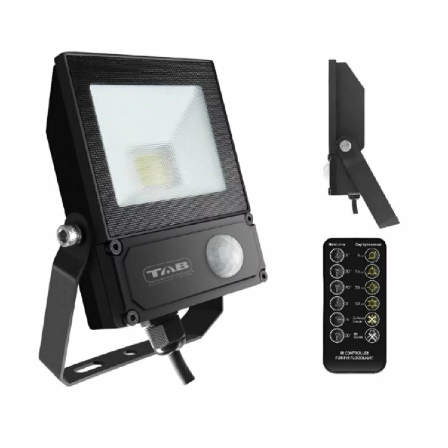 TAB Professional Lighting TAB45010S - Projecteur LED - capteur de mouvement - 10W - 1000Lm - 230V-image