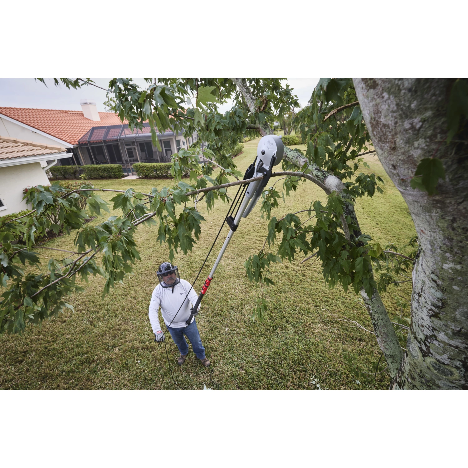 Milwaukee 4932498626 Scie à perche et sécateur-image