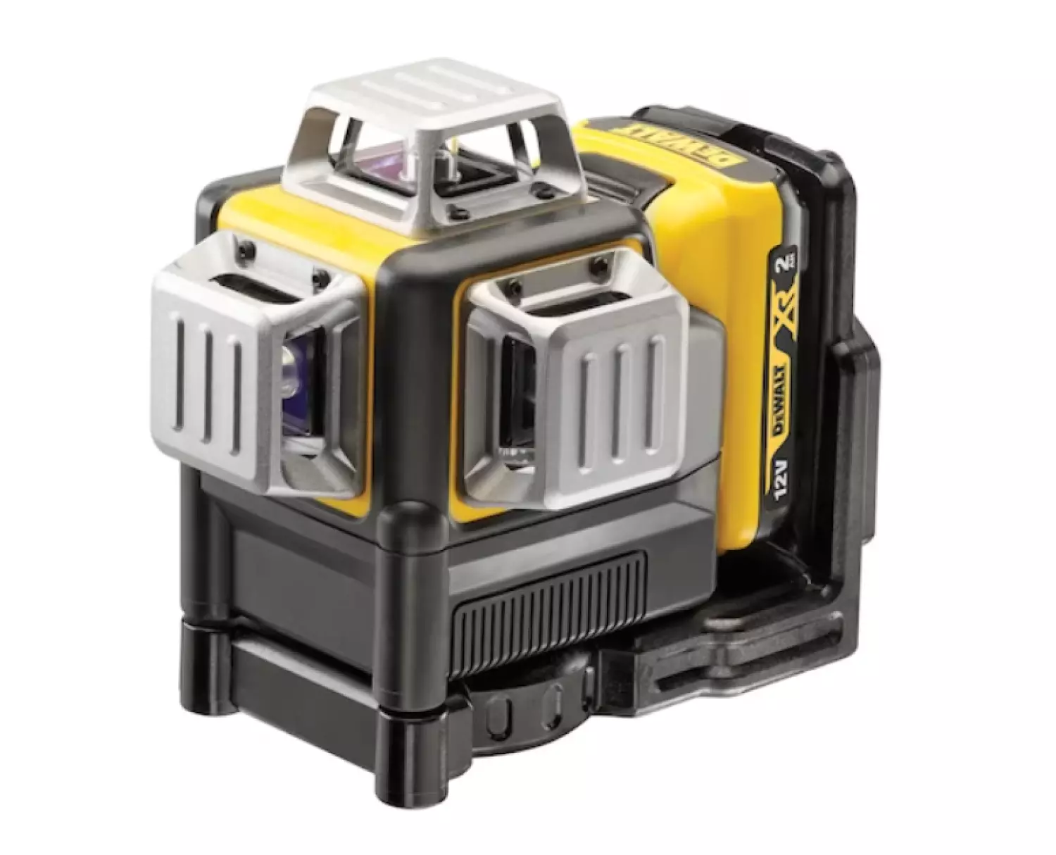 DeWALT DCE089D1G 10,8 V Li-Ion batterie auto-nivelant 3x 360 degrés laser multiligne kit (1x 2,0 Ah batterie) dans un coffret - 3 lignes - 30 m - vert-image
