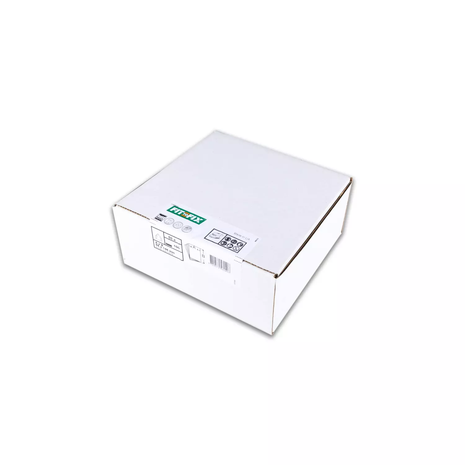 Fit-to-Fix Delta feuille abrasive - P100 - 98x148mm (50pcs)-image