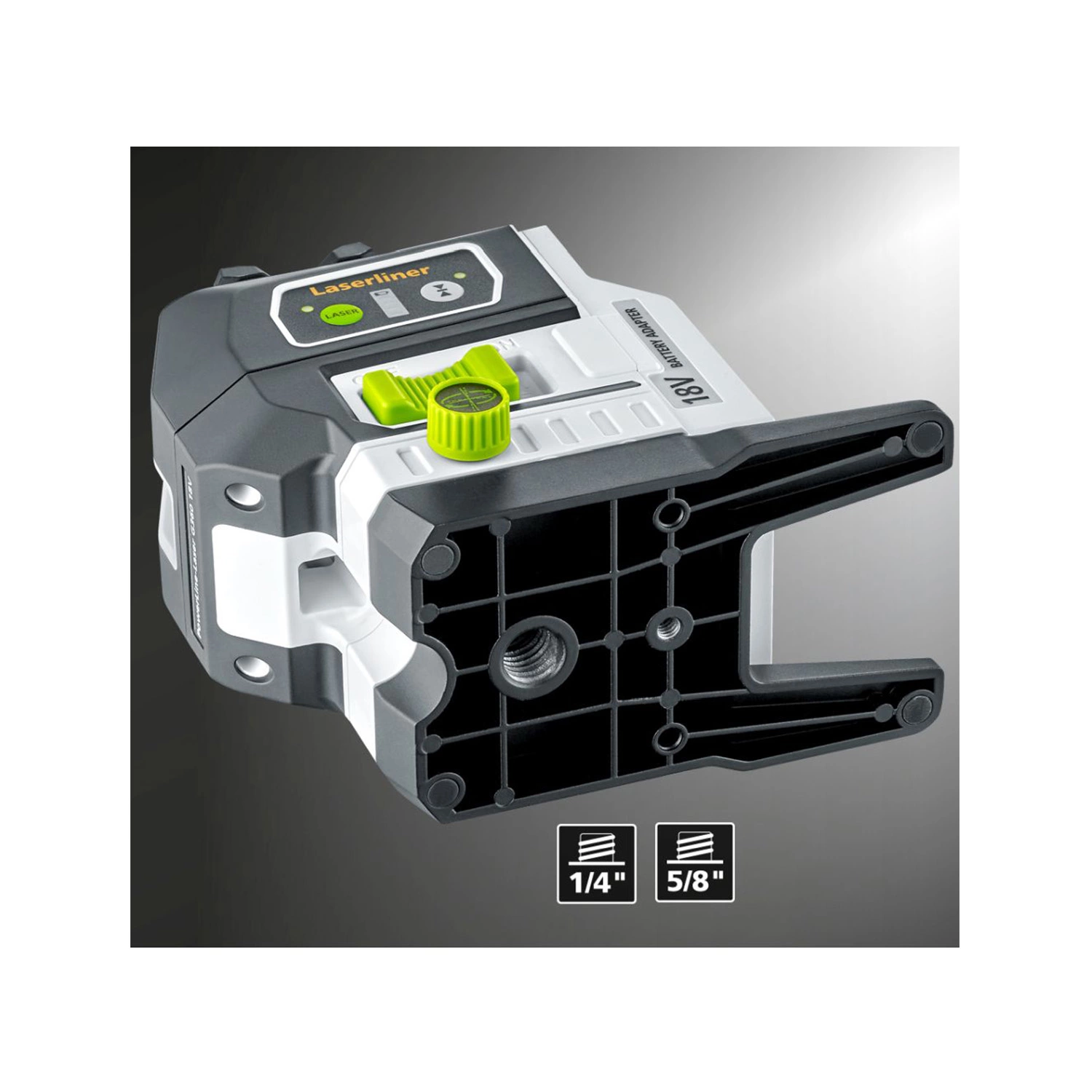 Laserliner SuperCross-Laser Pocket Plus Laser à lignes croisées avec trépied intégré dans un sac - 2 lignes - vert - 40 m