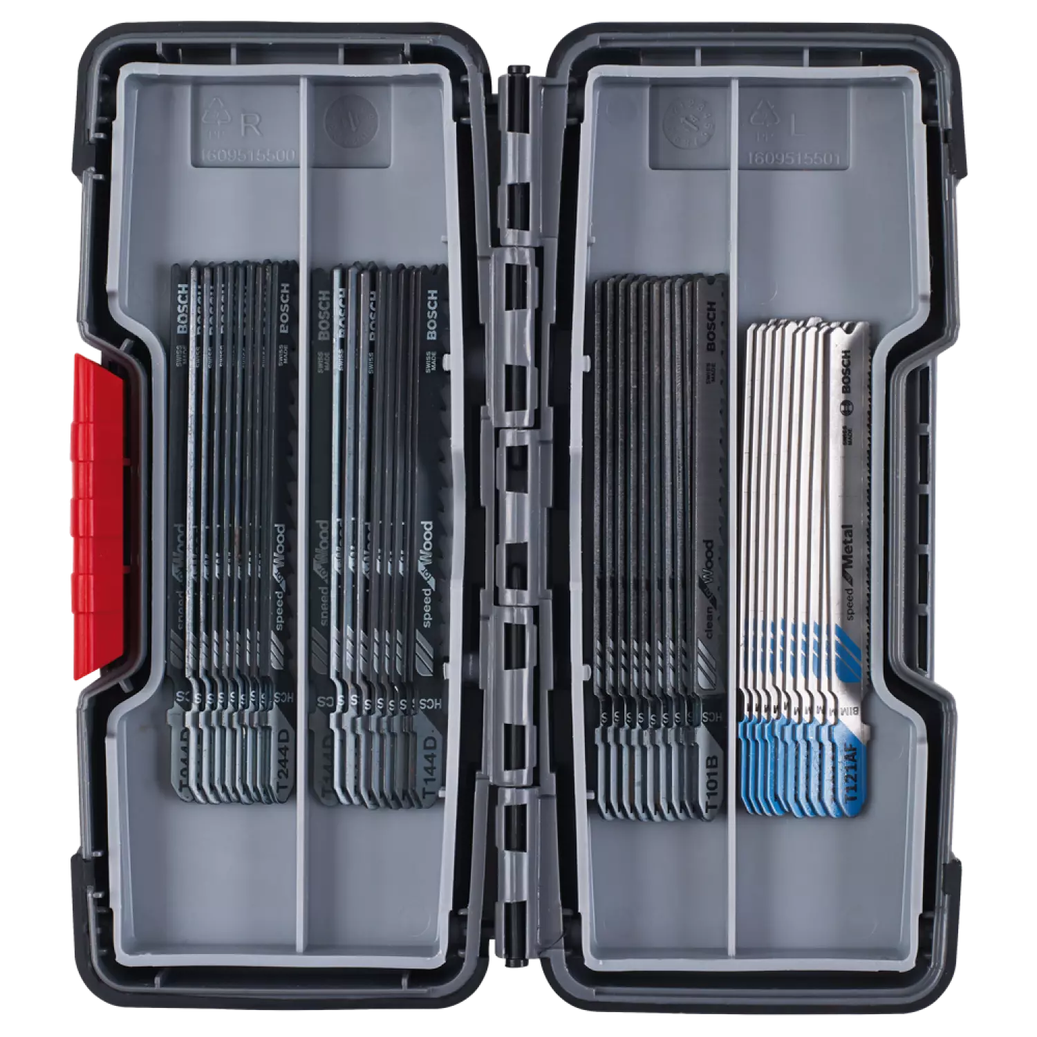 Bosch 2607010904 - Set 40 pièces lame de scie sauteuse Wood and Metal, T244D-image