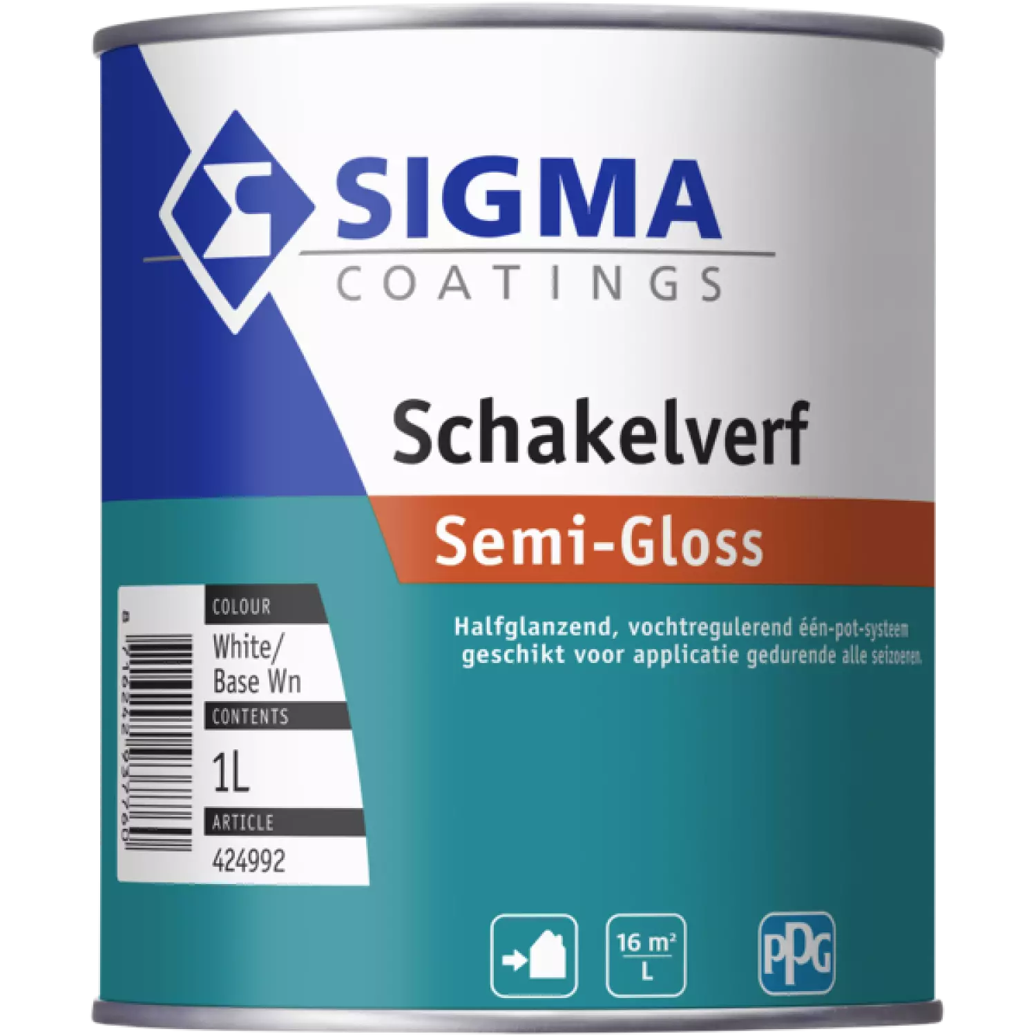 Sigma Schakelverf Semi-Gloss - op kleur gemengd - 1L-image