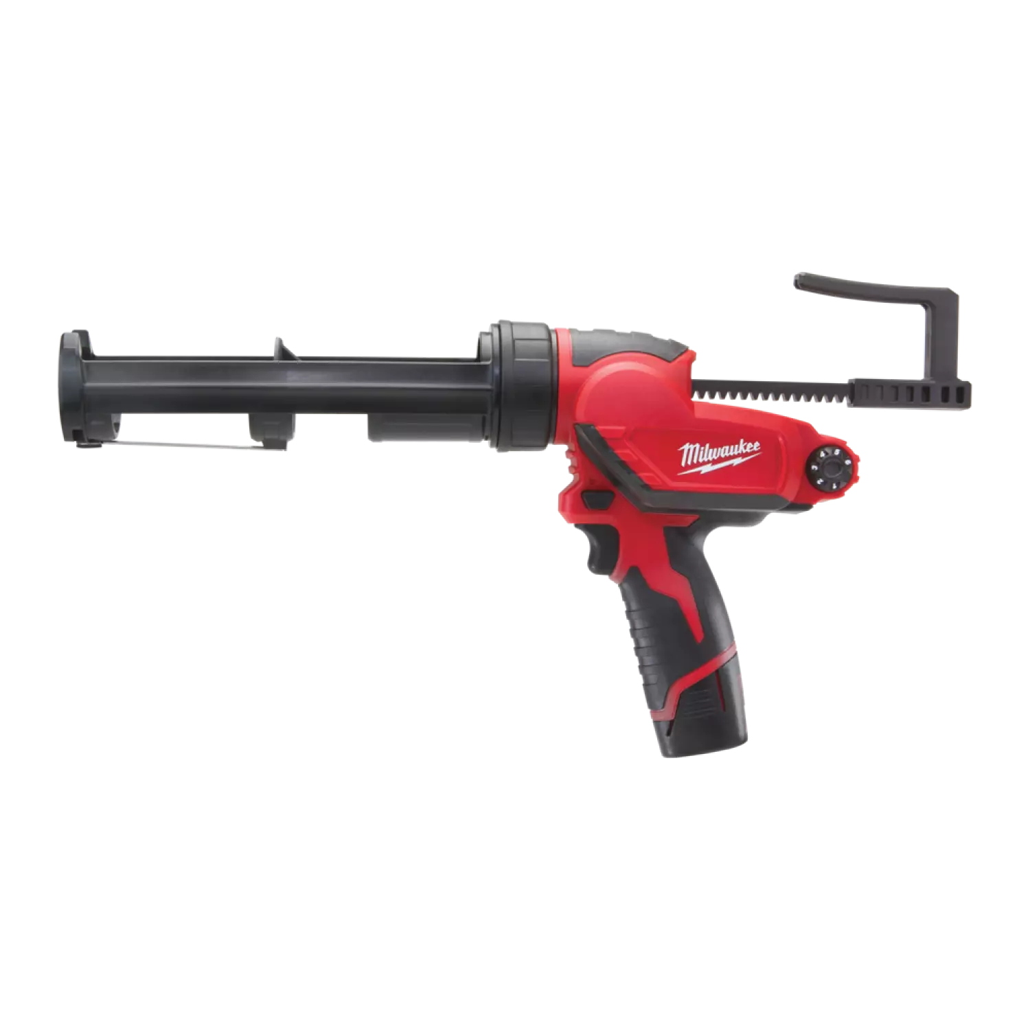 Milwaukee M12 PCG/310C-201B 12V Li-Ion Accu lijm- en kitspuit set (1x 2.0Ah accu) incl. kokerhouder in tas-image
