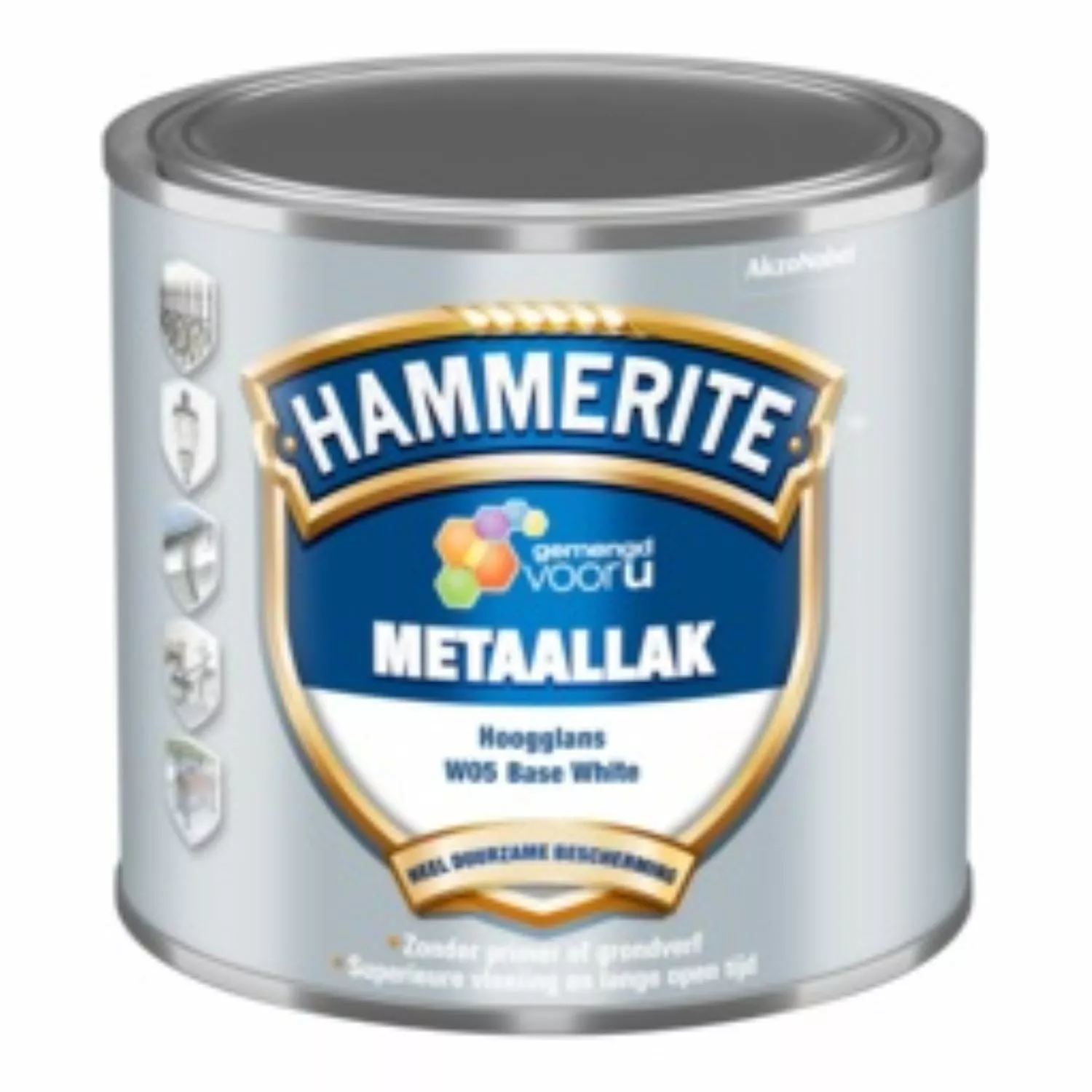 Hammerite Laque Métallique Silk Gloss - direct sur la rouille - mélange de couleurs - 0.5L-image