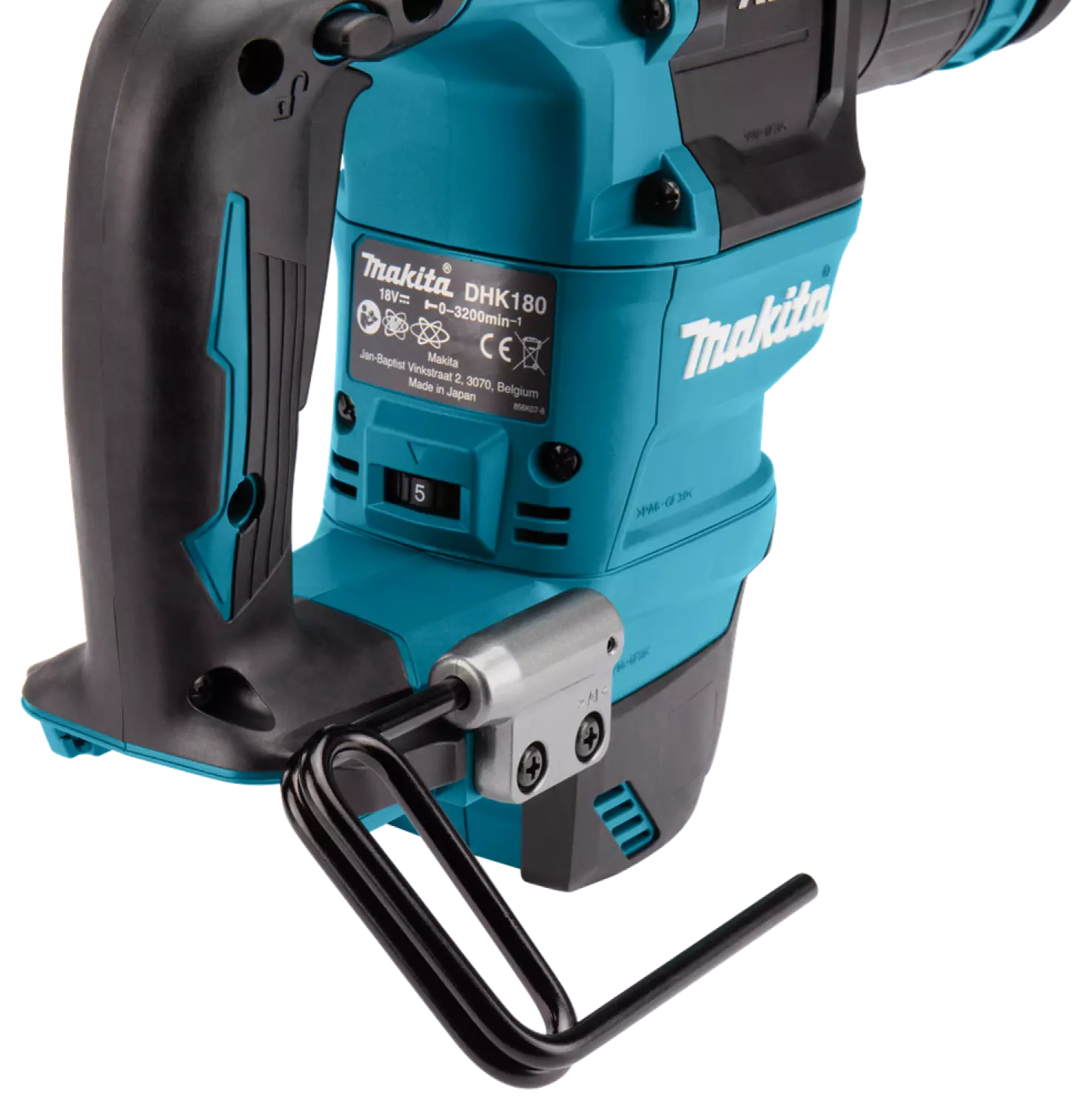 Makita DHK180ZJ - Perforateur burineur sans-fil - - 18V Li-ion SDS-Plus (machine seule) dans MAKPAC - 3,1 J-image