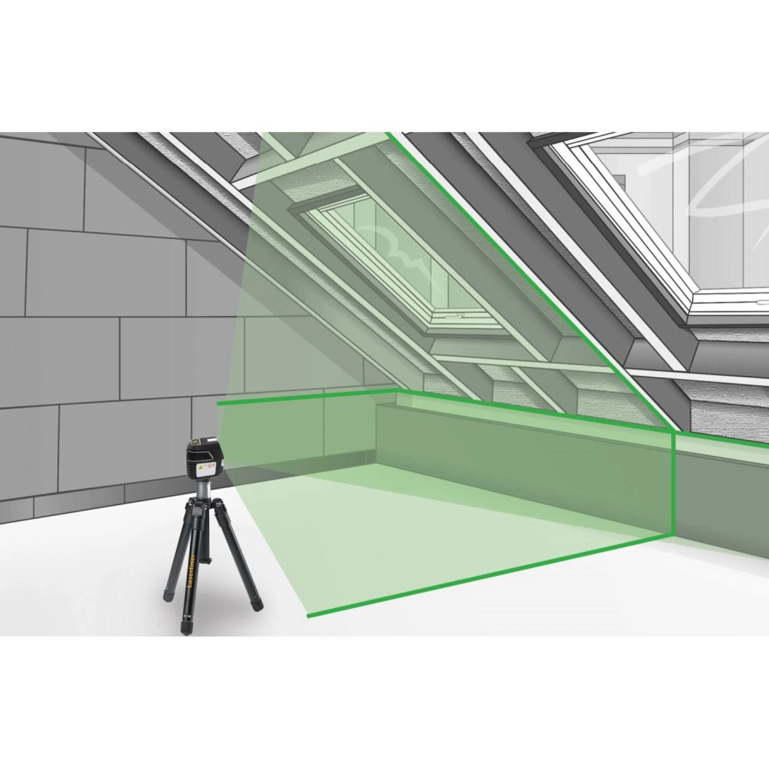 Laserliner SpiderStand Trépied laser - réglable - 35-150 cm-image