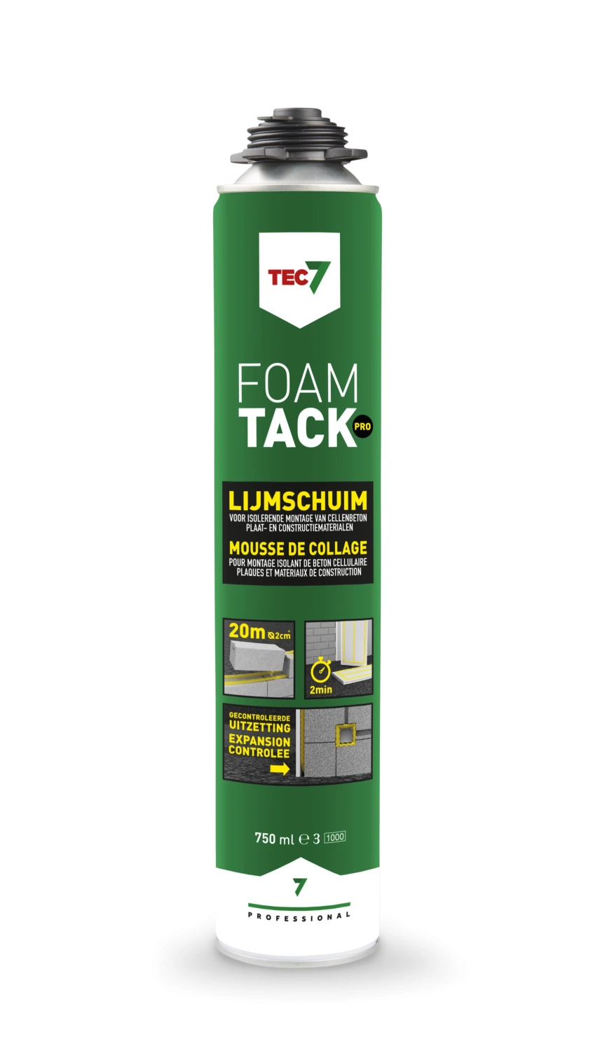 TEC7 FoamTack Pro Lijmschuim - 750ml - 5 stuks + 1 gratis-image