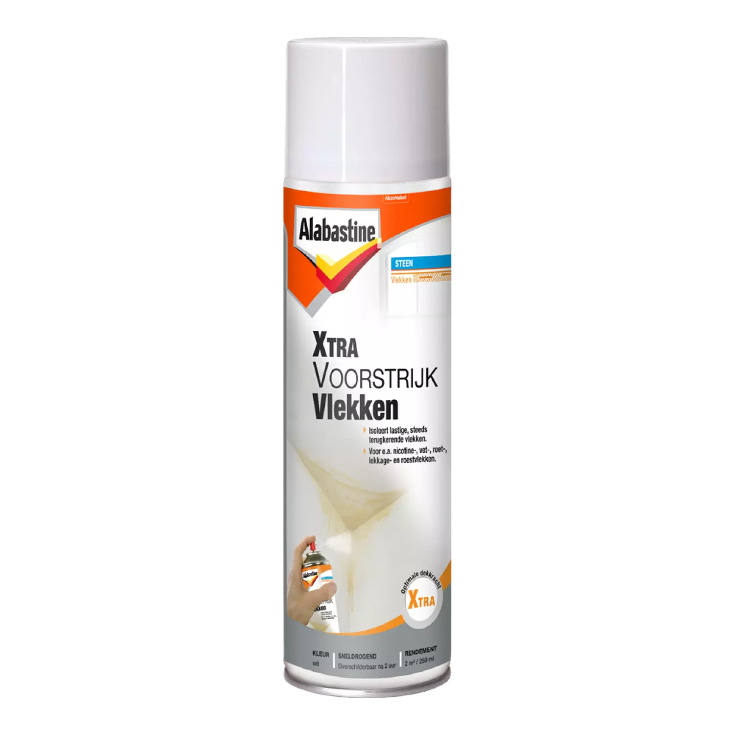 Alabastine Xtra Voorstrijk Vlekken - Wit - 250ml-image