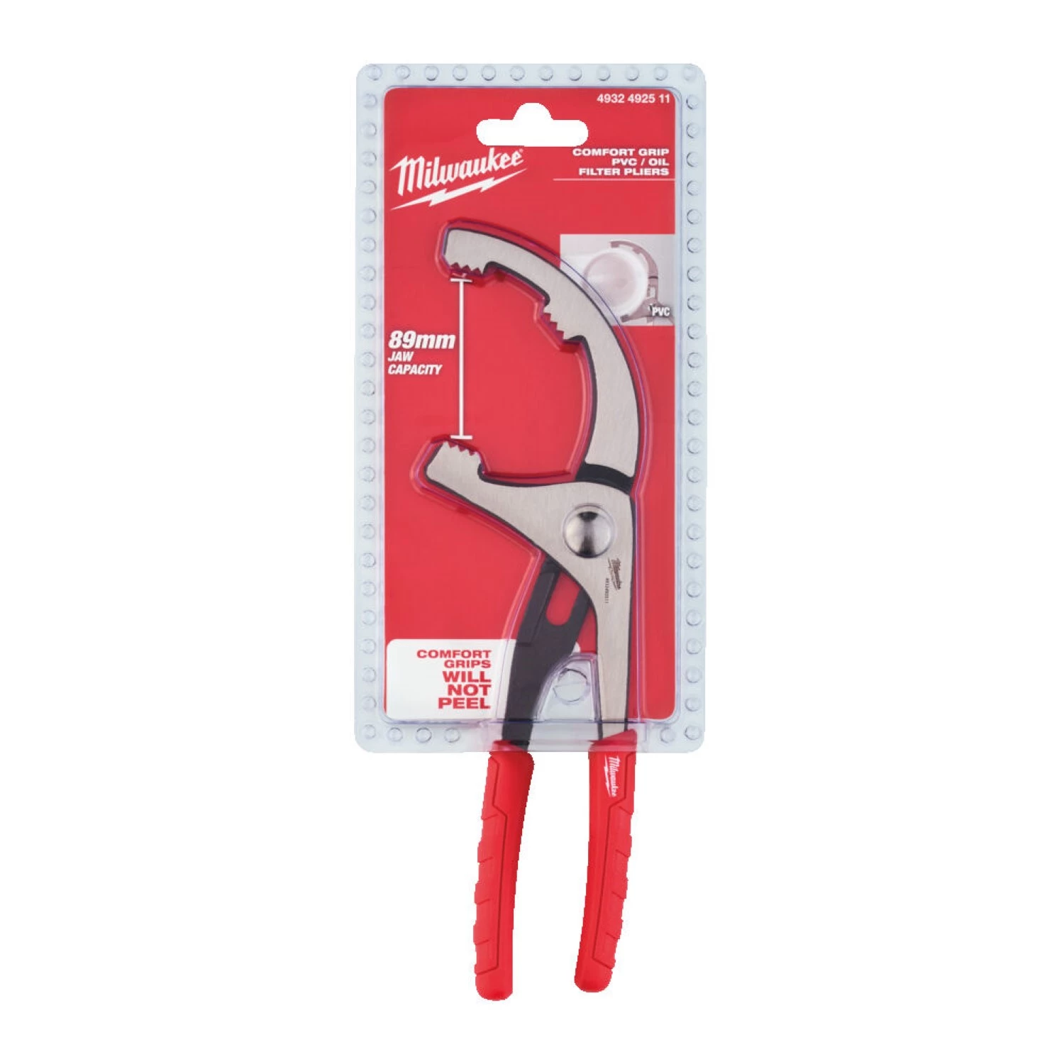 Milwaukee 4932492511 Pince à filtre PVC/huile - 229 mm-image