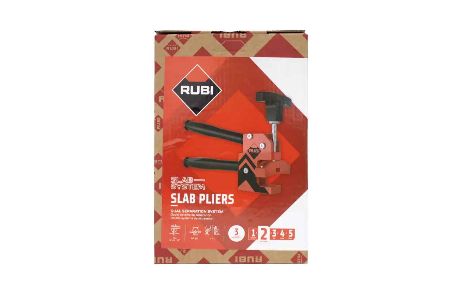 Rubi 28916 Slab Pro Pince à carreaux - 12 mm