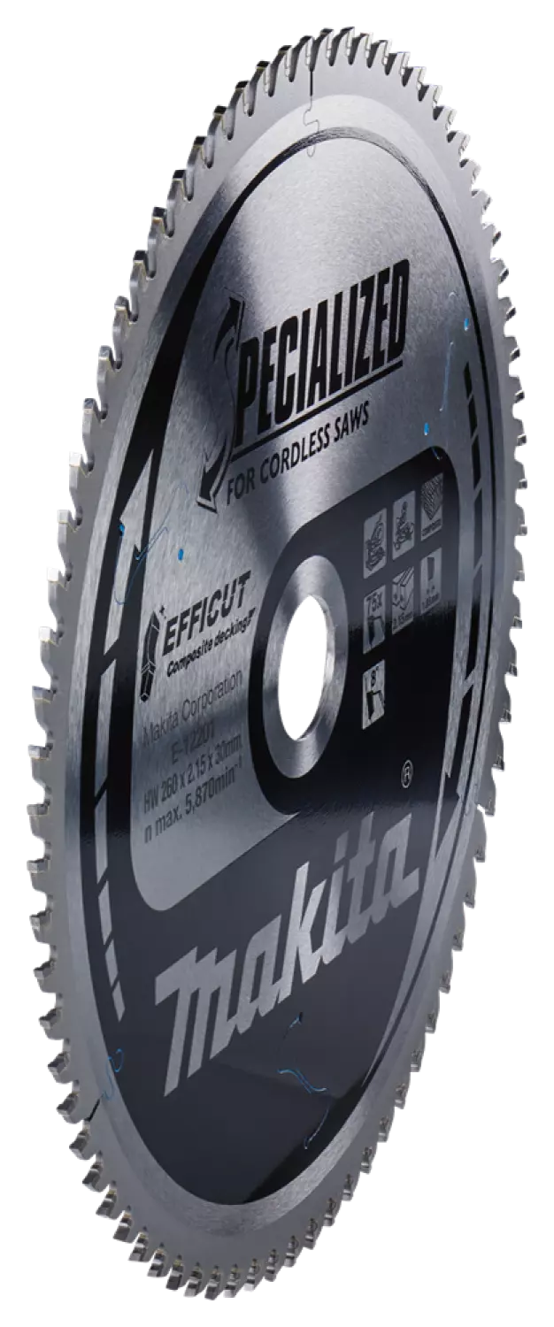 Makita E-12201 Efficut Lame de scie circulaire WPC - 260x30x2,15mm 75T-image