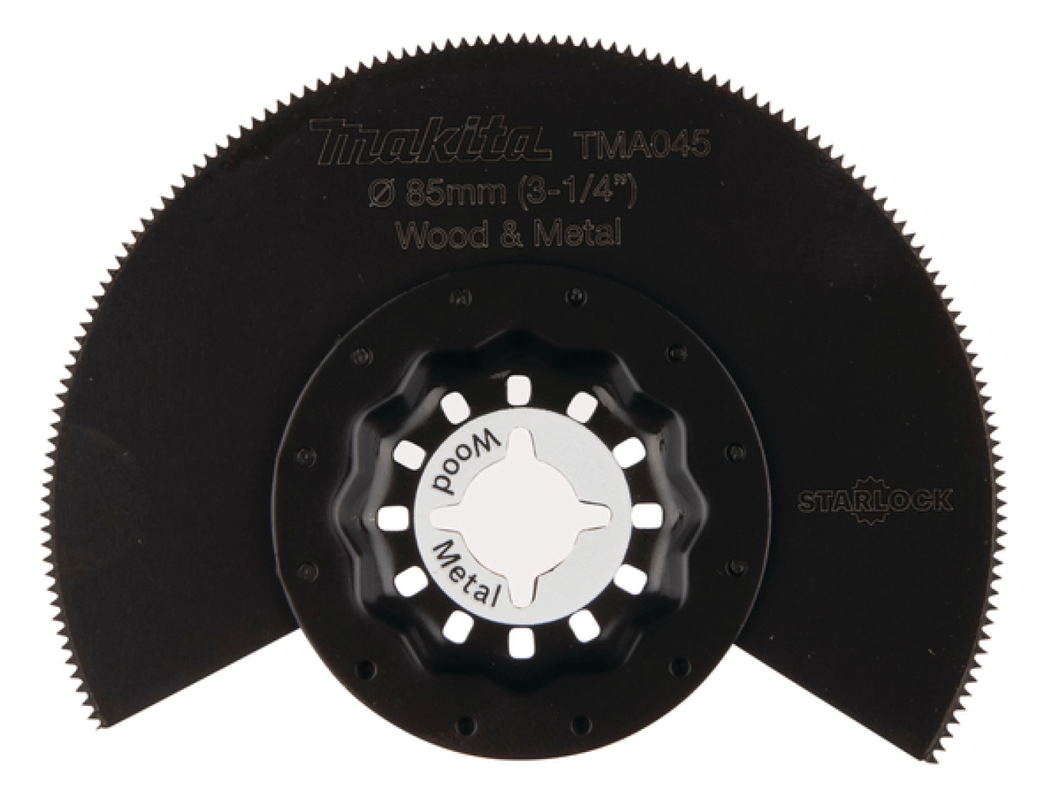 Makita TMA045 Lame segment Bi Métal à moyeu déporté Bois et Métal- 85 mm-image