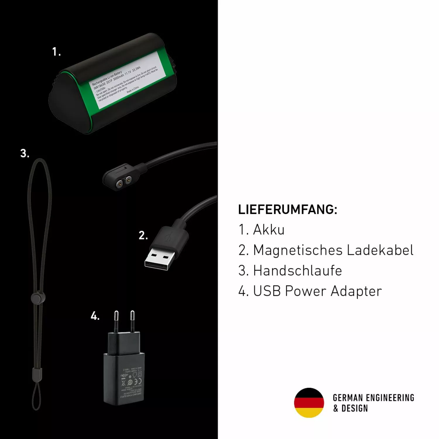 Ledlenser P18R Work 3,6V accu LED zaklamp - oplaadbaar - IP54 - 4500lm-image