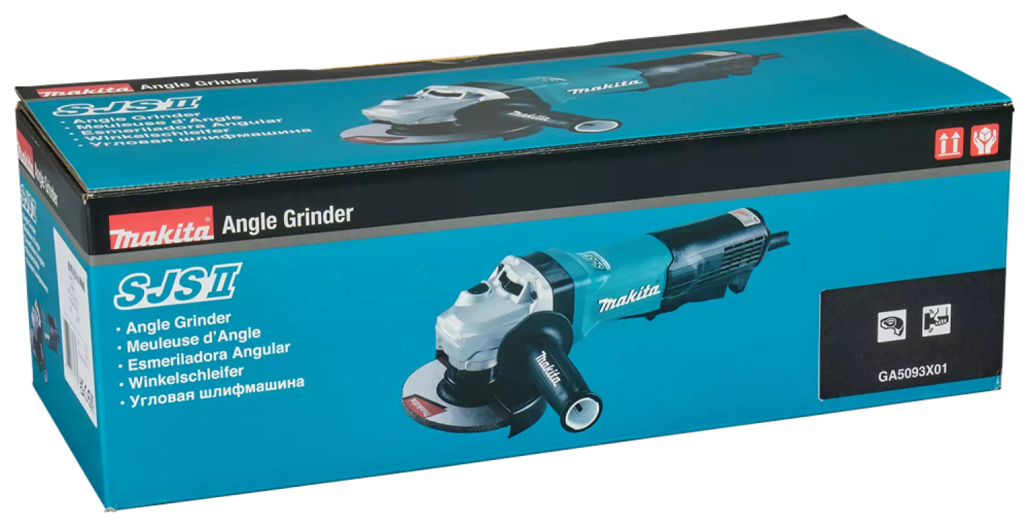 Makita GA5093X01 230 V Meuleuse d'angle - 125 mm - 1900W - démarrage progressif-image