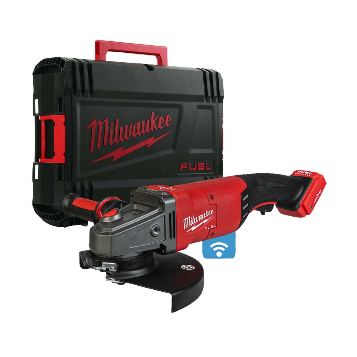 Milwaukee M18 ONEFLAG230XPDB-0C 18V Li-ion Accu haakse slijper body in koffer - One-key - met peddelschakelaar-image