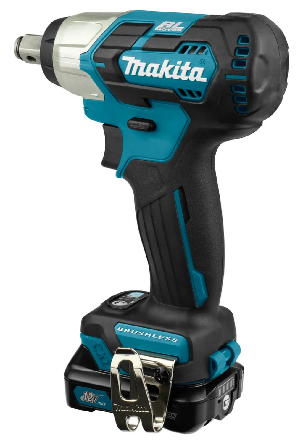 Makita TW161DSAJ 12V Li-Ion Accu Max Slagmoersleutel set (2x 2.0Ah accu) in Mbox - 165Nm - 1/2''-image