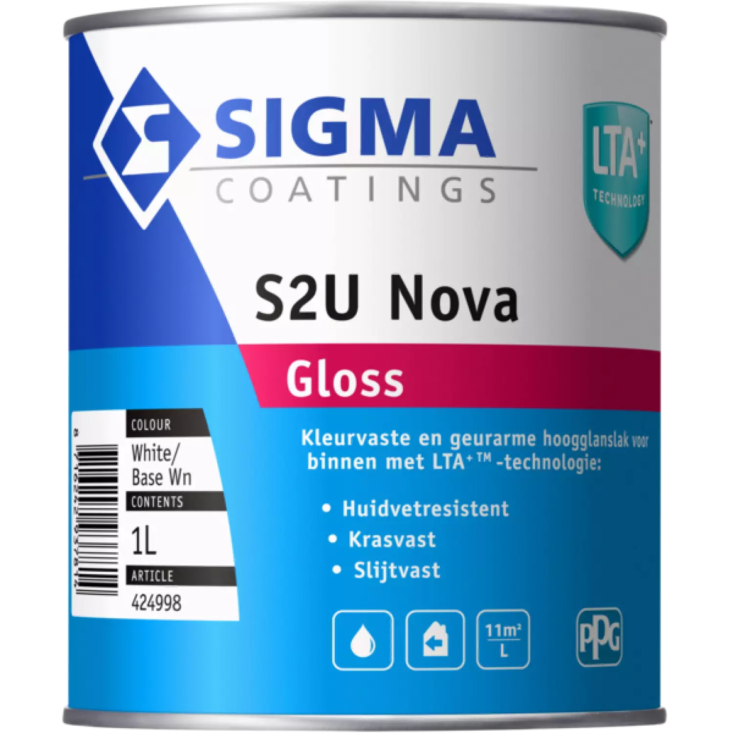 Sigma S2U nova gloss - op kleur gemengd - 1 ltr-image