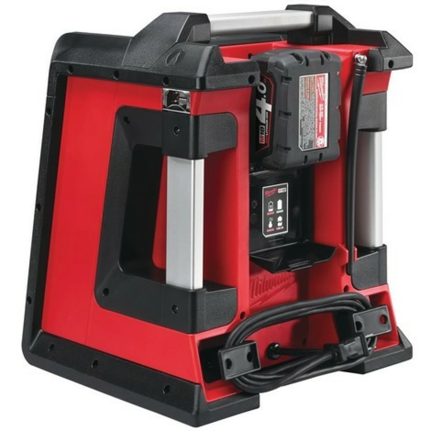 Milwaukee M18 RC-0 Radio de chantier sans fil 18 V Li-Ion avec fonction de recharge - fonctionne sur secteur et batterie-image