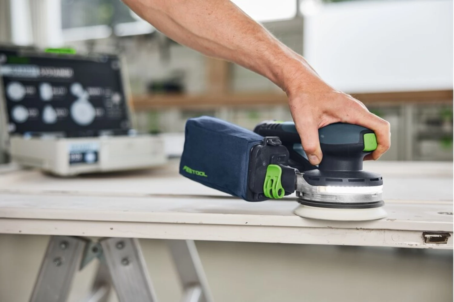 Festool ETSC 2 125-Basic 18V Accu Excenterschuurmachine body in systainer - 125mm-image