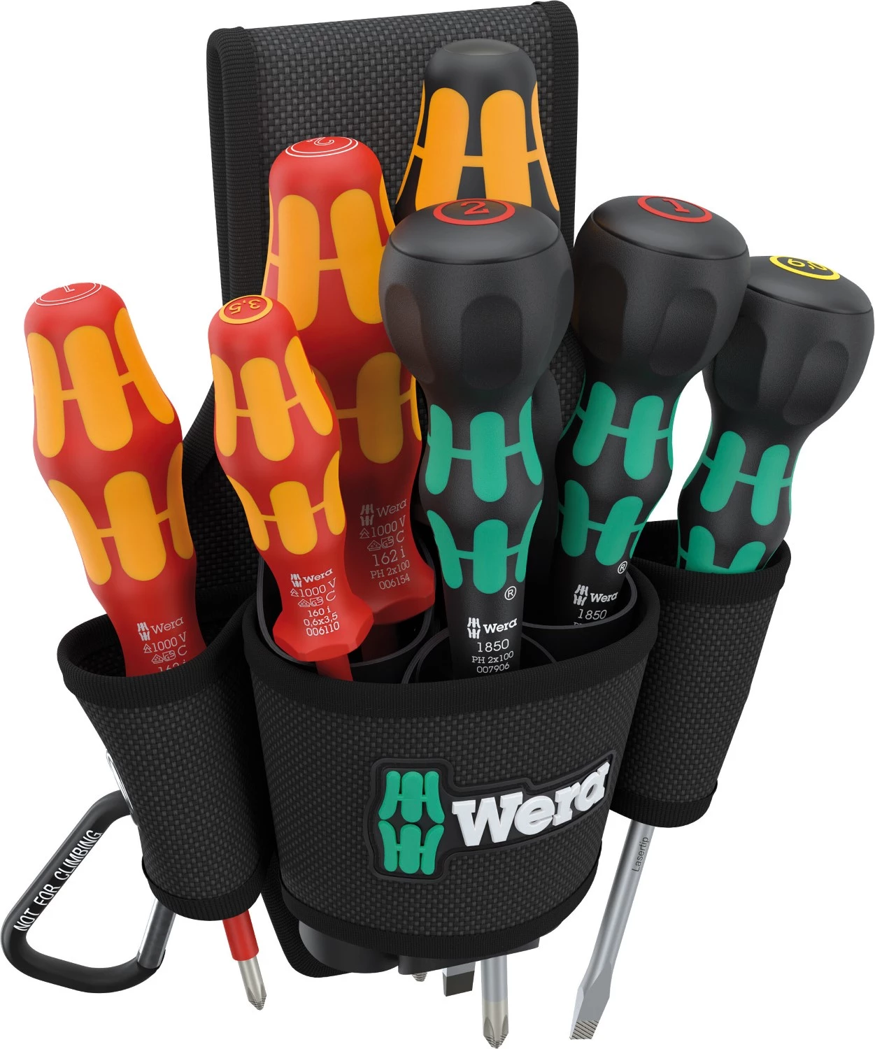 Wera 05136033001 Jeu de 8 outils 9621 dans un étui 2 jeux de tournevis dans un étui-image